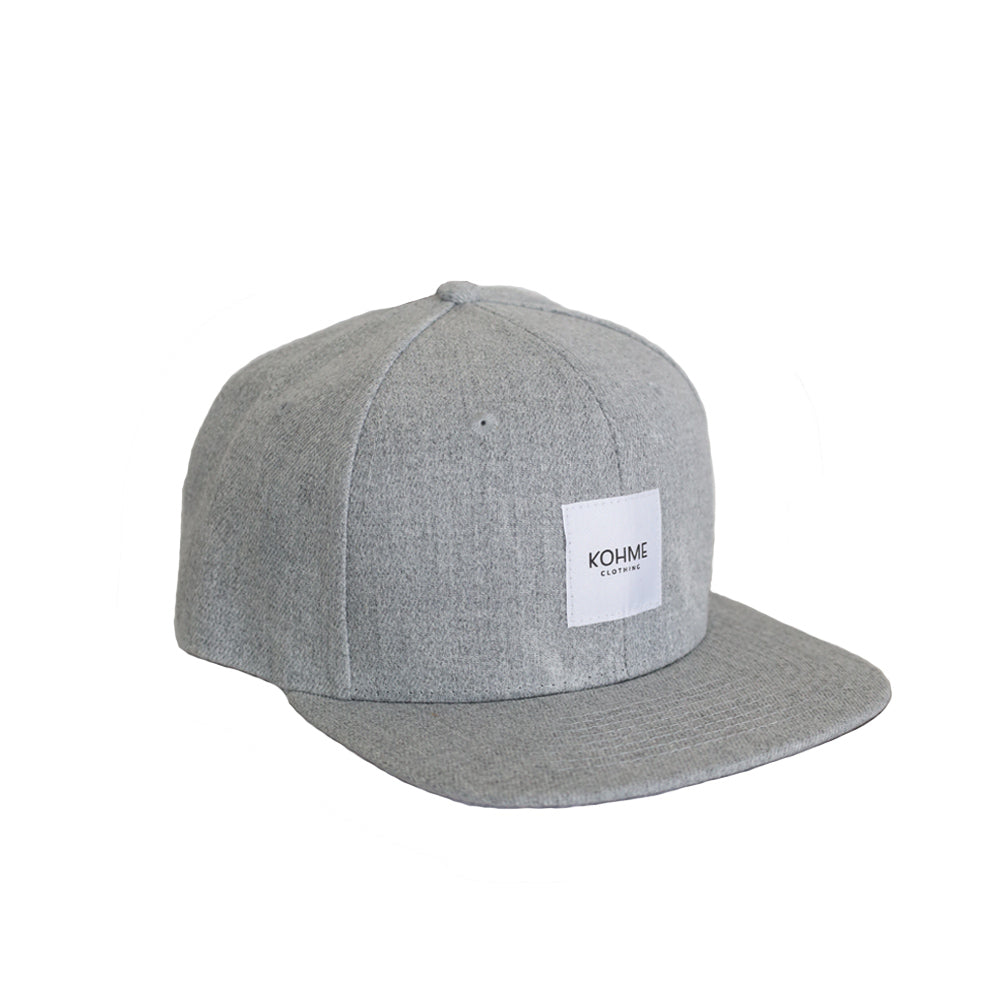 KOHME Snapback lippis vaaleanharmaa, Classic