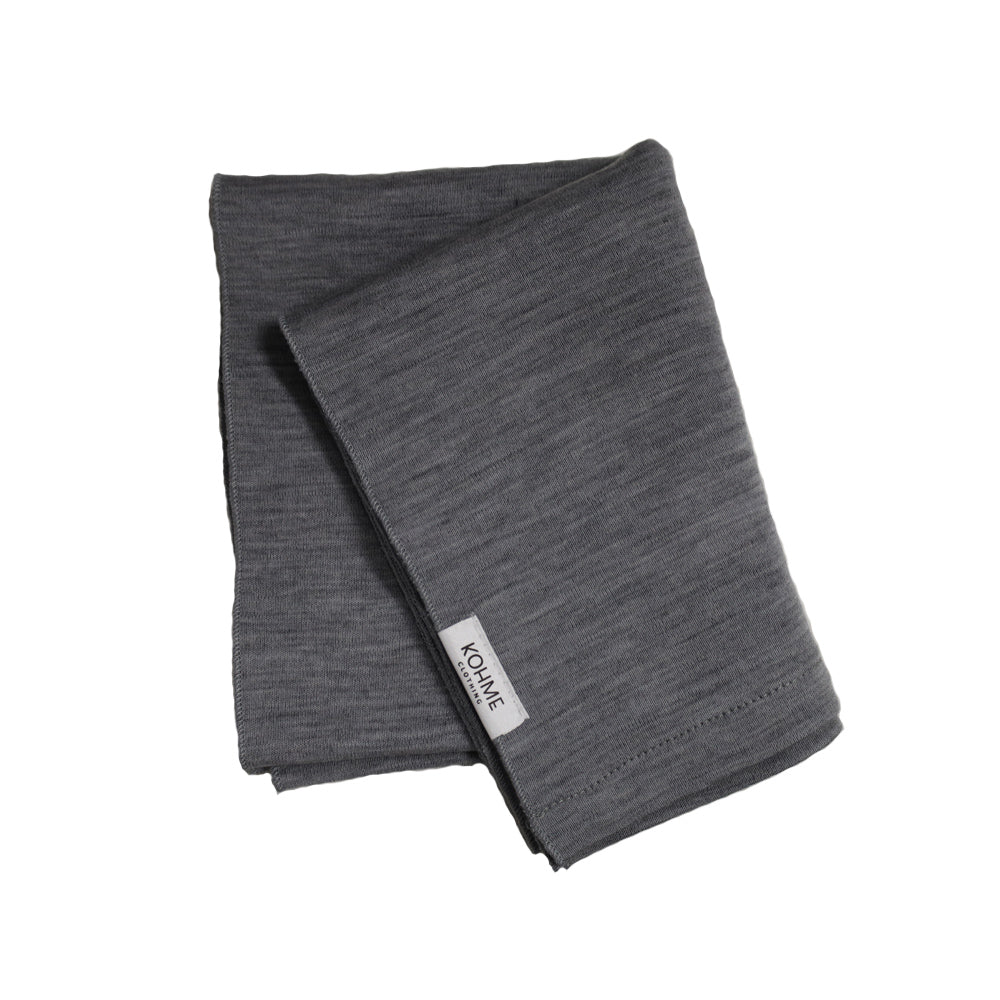 KOHME Merinovillahuivi harmaa