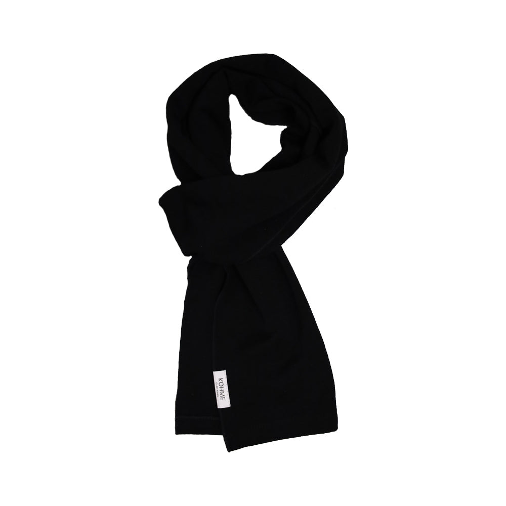 KOHME Merinovillahuivi musta