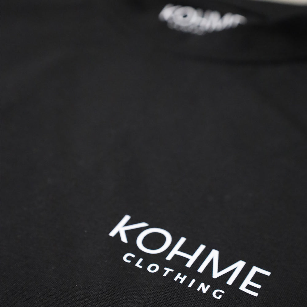 KOHME Original T-Paita Logo Musta