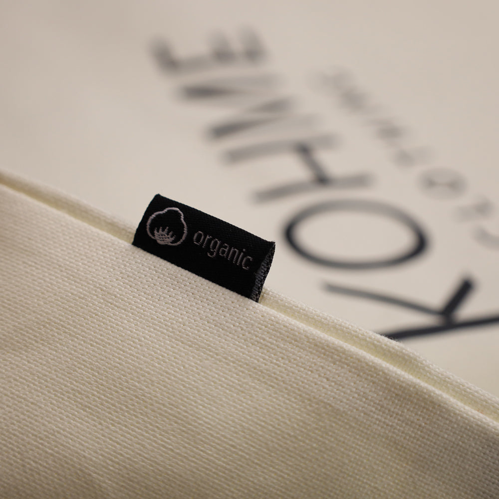 KOHME Kangaskassi luonnon valkoinen