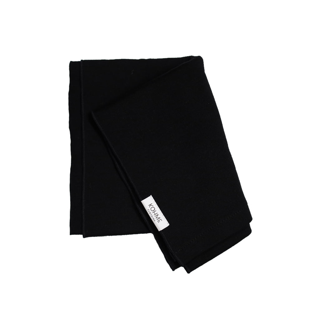 KOHME Merinovillahuivi musta